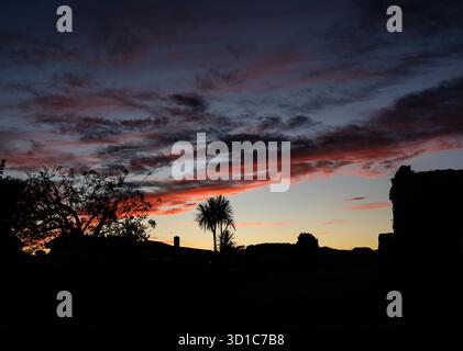 Devon Evening Skies. Stock Photo