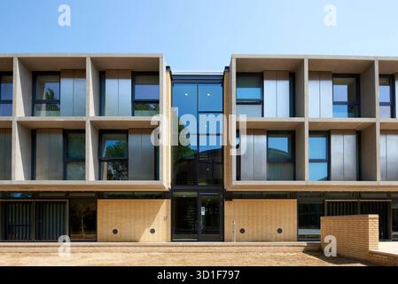 Award Winning Architecture, St. Catherine's College oxford Student accommodation, Oxford, south east England, UK Stock Photo