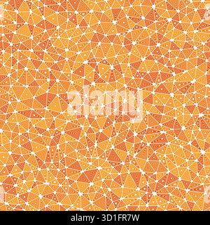 Minimal geometric background. Small triangle size. Multiple repeated inner triangles. Mono-tone style. Repeatable pattern. Modern vector tiles. Stock Vector