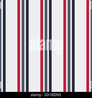 Vertical Stripe Seamless Pattern Design Stock Vector