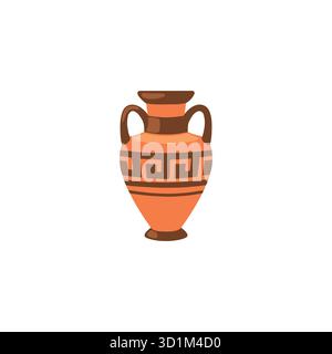 Vector illustration of amphora Stock Vector