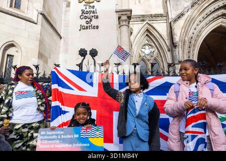 Chagos Islands Judicial review claim. Two linked. The cases challenge UK Government decisions affecting Chagossians due to the lack of consultation ab Stock Photo
