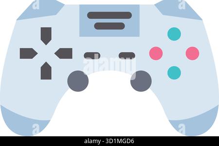 Adaptive Gaming Controller icon vector image. Suitable for mobile apps, web apps and print media. Stock Vector