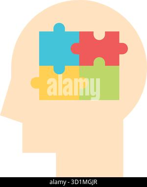 Autism Spectrum icon vector image. Suitable for mobile apps, web apps and print media. Stock Vector