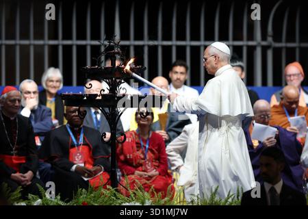 Republic Square Rome Pope Leo XIV Rome 7 October 2026 His Holiness Pope Leo XIV attends a ...