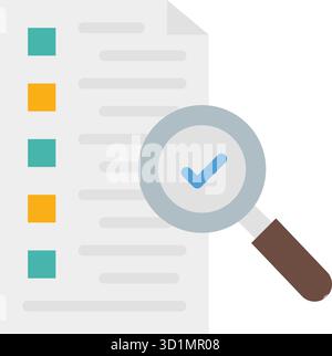 SEO Audit icon vector image. Suitable for mobile apps, web apps and print media. Stock Vector