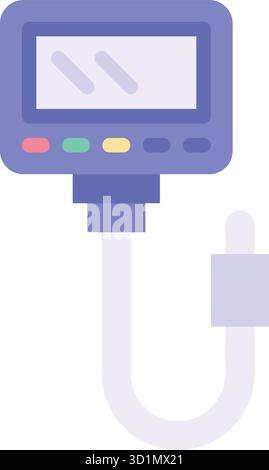Water Testing Kit icon vector image. Suitable for mobile apps, web apps and print media. Stock Vector