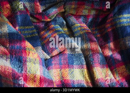 Tartan background. Checkered scottish fabric plaid pattern. DEcorative Stock Photo