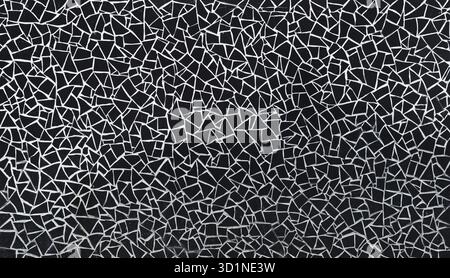 Black and white triangles background Stock Photo