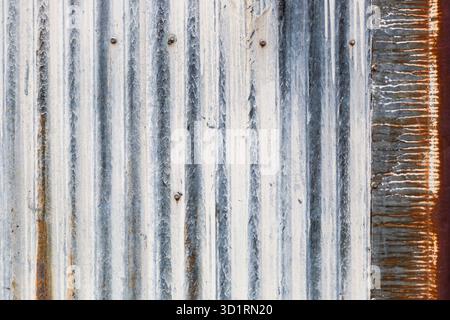 Old Rusty Sheet Metal Abstract Background Texture Stock Photo