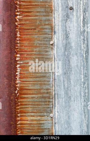 Old Rusty Sheet Metal Abstract Background Texture Stock Photo
