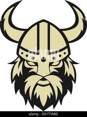 Viking logo icon design image Stock Vector