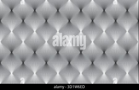 Geometric gradient pattern. Dot texture. Diagonal dotted rhombus seamless ornamental background Stock Vector