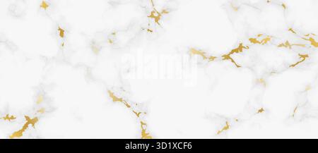 Abstract marble background for decorative design. Modern white gray and golden abstract background creative design. Marble texture. Luxury gold nature Stock Vector