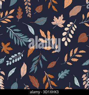 Creative minimalist hand draw Abstract art background. vintage leaves sketch on purple background. design background greeting cards and invitations Stock Vector