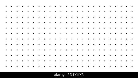 Minimalist seamless pattern of evenly spaced black dots with subtle shadows on a clean white isolated background perfect for modern design, web, or print projects vector illustration Stock Vector