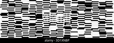 Abstract black and white chess grid with broken symmetry, ideal for backgrounds, modern design, or creative projects, geometric and dynamic style vector illustration Stock Vector