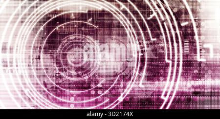 Web Information Technology Art Of The Future Stock Photo