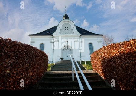 Church architecture in Hellebaek Denmark scandinavia Stock Photo - Alamy