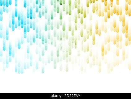 Glowing colorful minimal arrows elements abstract geometric background. Vector technology design Stock Vector