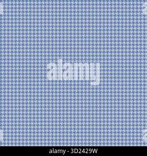 Small Blue Houndstooth Seamless Pattern Stock Vector