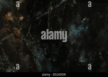 Dark marble texture with unique patterns and colors for background or design purposes Stock Photo