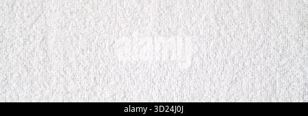 White textured wall background with subtle rough surface details for minimalist Stock Photo