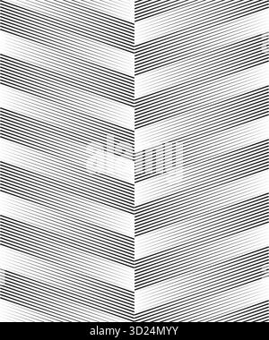 Half tone gradient line pattern. Faded halftone black lines. Horizontal abstract geometric texture with parallel stripes. Vector illustration on white Stock Vector