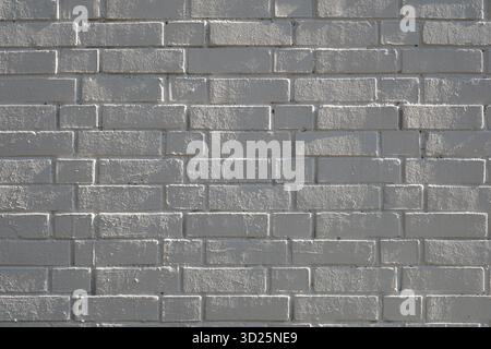 Grey brick wall close-up texture Stock Photo