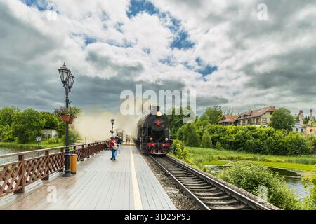 Foto Stock The Soviet locomotive class FD was a Soviet main freight Foto Stock The Soviet locomotive class FD was a Soviet main freight