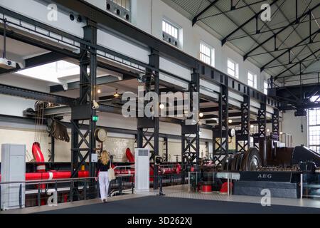 Interior of the Tejo Power Station aka Electricity Museum located in Lisbon, Portugal. Stock Photo