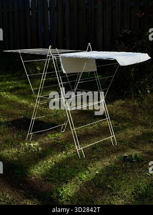 Drying rack Stock Photo