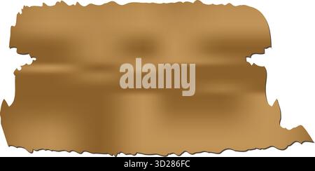 vintage old torn paper background with rough grunge edges vector design Stock Vector