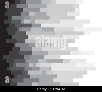 Horizontal lines modern background. Gradation stripes geometric vector illustration. Lattice halftone banner business concept. Stock Vector