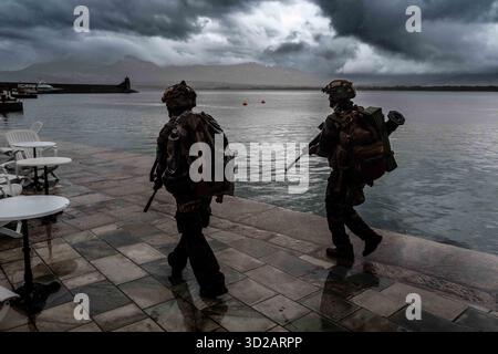 Camp Rafalli Airborne troops train at the Parachute Training Depot and School ...