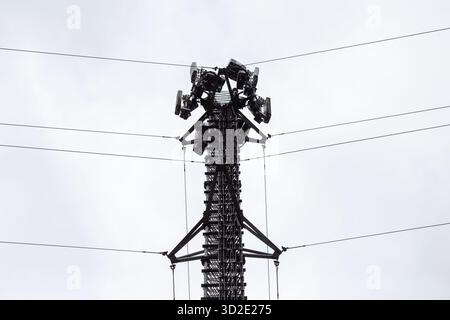 Selective focus antennas, signals, and mobile networks There is space for text. Stock Photo