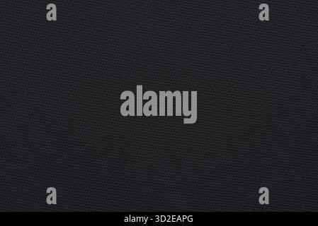 black knitwear cotton fabric sample for background Stock Photo