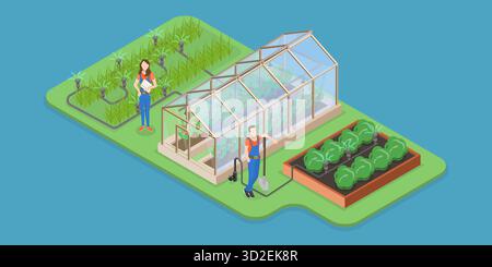 Automatic Garden Irrigation System Construction Stock Photo - Alamy
