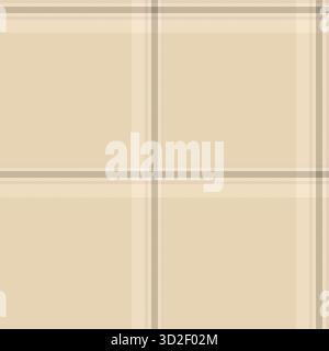 Styling tartan fabric textile, window seamless vector plaid. Overlay pattern check background texture in light and pastel colors palette. Stock Vector