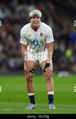 Peter Polloc England's Henry Pollock during the Quilter Nations Series match at the ...