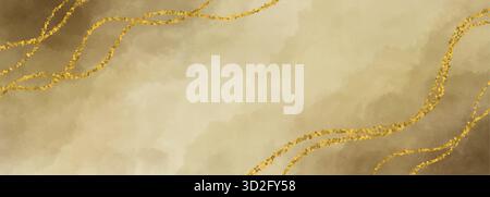 Elegant marble, stone texture. Watercolor, ink vector background collection with white, grey, beige and golden. For cover, invitation template Stock Vector
