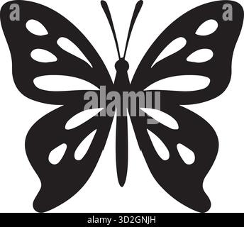butterfly vector illustration. Stock Vector
