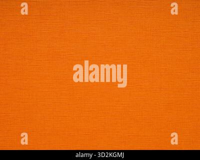 Orange matte paper texture. Blank page pattern for art work. Stock Photo
