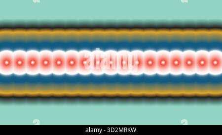 Abstract Geometric Pattern with Vibrant Horizontal Stripes Background. Retro Colorful Optical Illusion Design. Blurry gradient wallpaper. Stock Vector