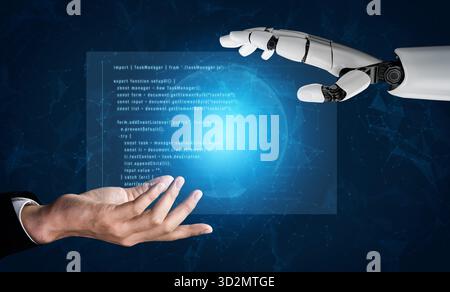 AI assistant enhance programming task manager functionality and automate user interface coding with improved error handling and interaction flow Vouch Stock Photo