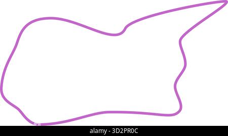 Hand Drawn Squiggle Speech Box Outline Stock Vector