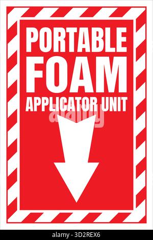 ISO 7010 Registered Safety Signs – Fire Equipment Action Signs are standardized symbols used to indicate the location and use of fire safety equipment Stock Vector