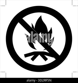 The ISO 7010 Standard Prohibition Pictogram features a universal no-symbol (red circle with a diagonal line) to indicate prohibited actions, ensuring Stock Vector