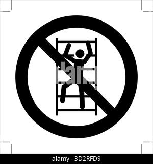 The ISO 7010 Standard Prohibition Pictogram features a universal no-symbol (red circle with a diagonal line) to indicate prohibited actions, ensuring Stock Vector