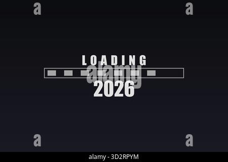 2026 on the Horizon Emerging Trends and Transformation Stock Vector